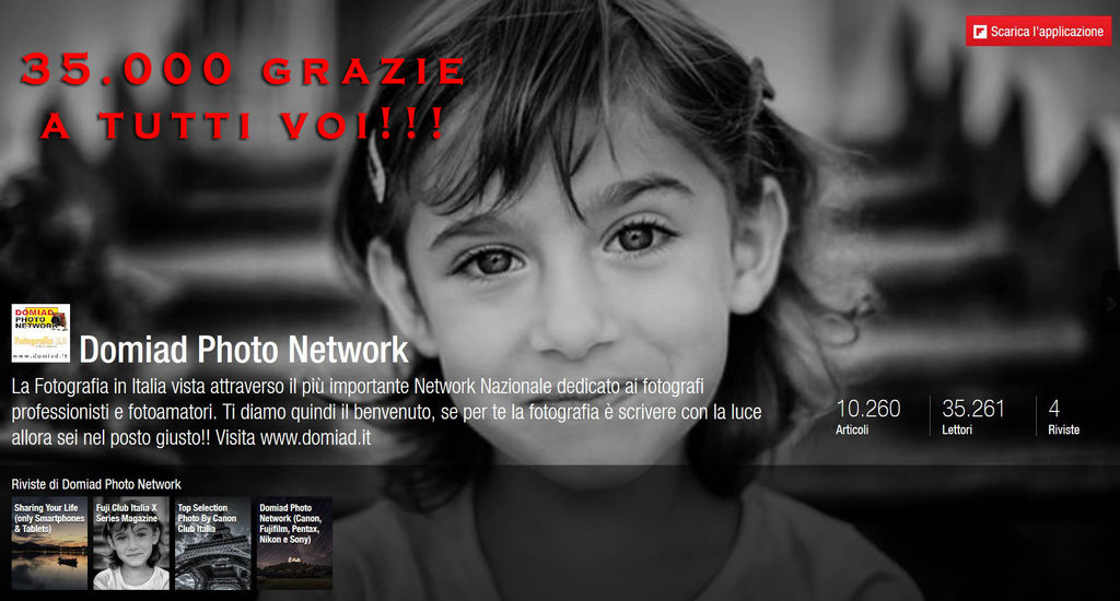 NUOVO RECORD: superati oggi 35.000 lettori su Flipboard dei nostri Magazine On-line