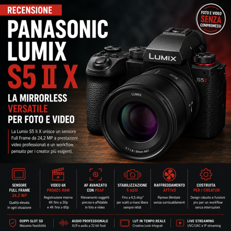 Recensione Panasonic Lumix S5 II X: La Mirrorless Versatile per Foto e Video