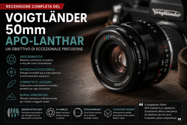 Recensione Completa del Voigtländer 50mm APO-Lanthar: Un Obiettivo di Eccezionale Precisione