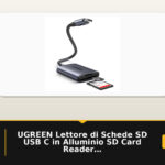 UGREEN Lettore di Schede SD USB C in Alluminio SD Card Reader (SD 3.0) | Lettura Fino a 312MB/s Compatibile con iPhone 18 Pro Max iPad Pro 2024 MacBook Pro Air Galaxy S25 Xiaomi 15 Mate70 P70