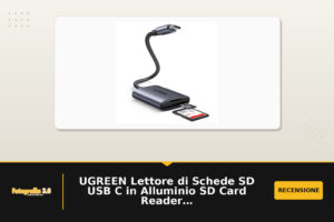 UGREEN Lettore di Schede SD USB C in Alluminio SD Card Reader (SD 3.0) | Lettura Fino a 312MB/s Compatibile con iPhone 18 Pro Max iPad Pro 2024 MacBook Pro Air Galaxy S25 Xiaomi 15 Mate70 P70