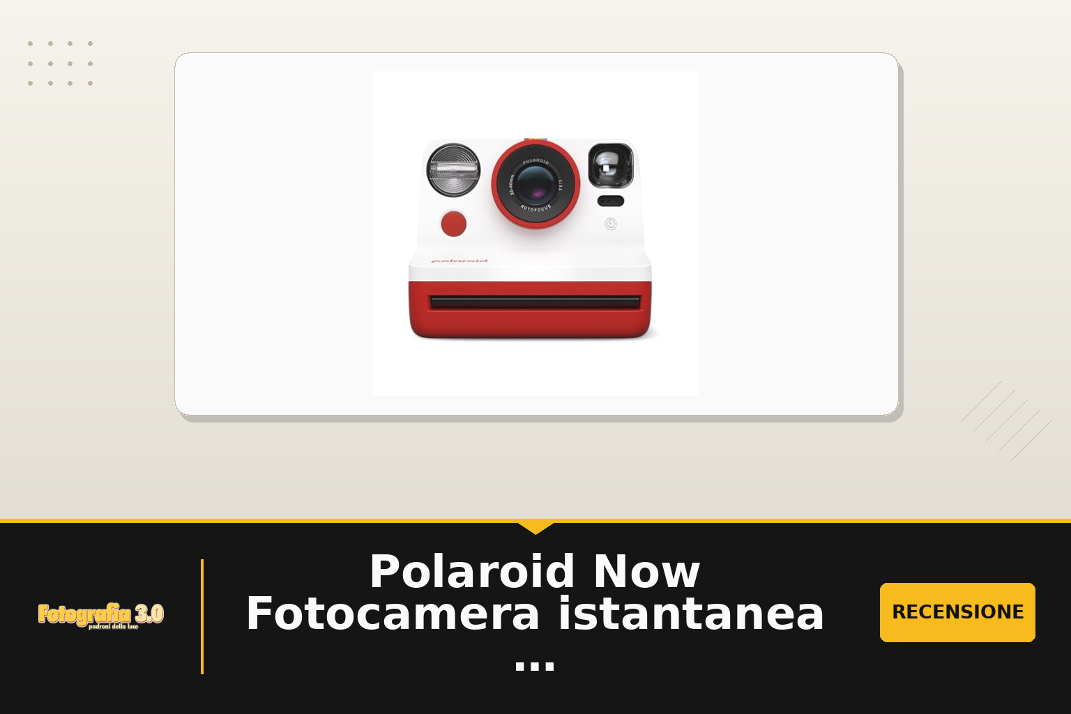 Polaroid Now Fotocamera istantanea - Generation 2 - Rosso