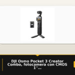 DJI Osmo Pocket 3 Creator Combo, fotocamera con CMOS 1'' e video 4K/120fps | stabilizzazione a 3 assi, tracciamento volti/oggetti, messa a fuoco rapida, microfono incluso, fotocamera per fotografia