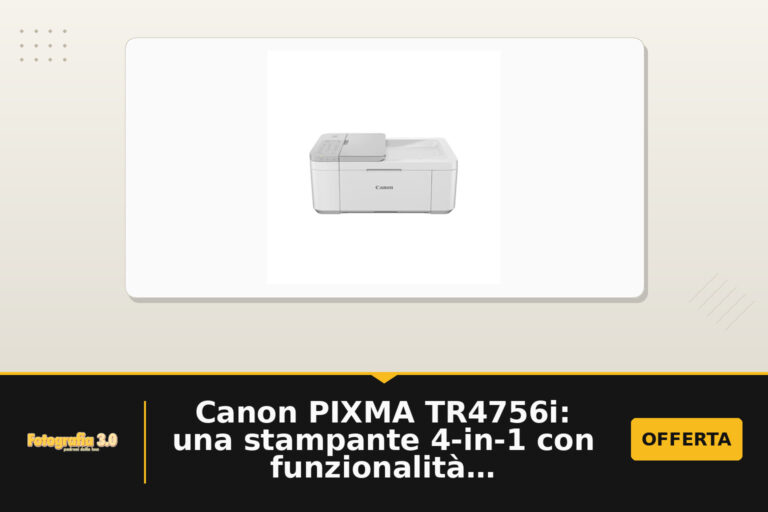 Canon PIXMA TR4756i: una stampante 4-in-1 con funzionalità WiFi integrate e ADF da 20 fogli