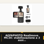 AGFAPHOTO Realimove MC3X: stabilizzazione a 3 assi e schermo touch per vlog 4K