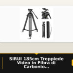 SIRUI 185cm Treppiede Video in Fibra di Carbonio con Testa Fluida, AVT-12