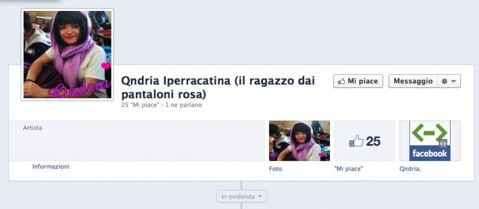 Si chiamava Davide, ma i compagni, per offenderlo, lo chiamavano il “ragazzo dai vestiti rosa”.
