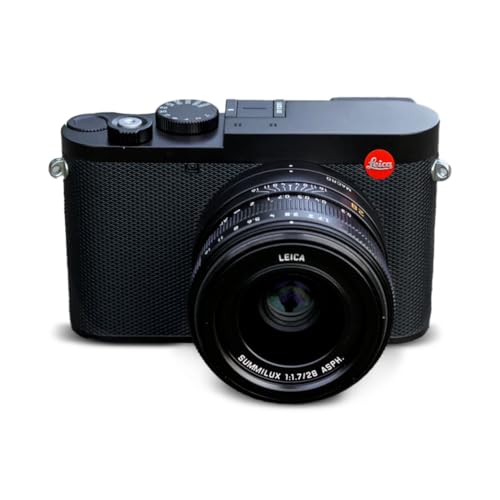 Leica Q3 - Fotocamera digitale compatta e potente (19080) con obiettivo Summilux 28 mm f/1.7 ASPH, registrazione 8K, sensore 60 MP + scheda da 64 GB + borsa + kit di pulizia — foto prodotto Amazon