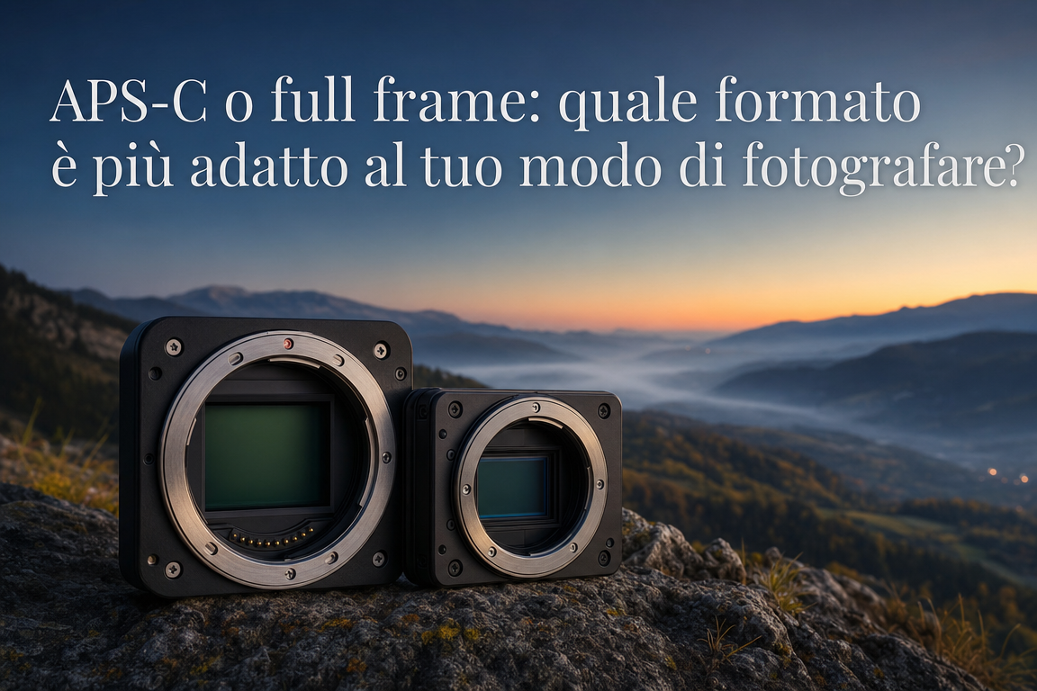 APS-C o full frame: quale formato è più adatto al tuo modo di fotografare?