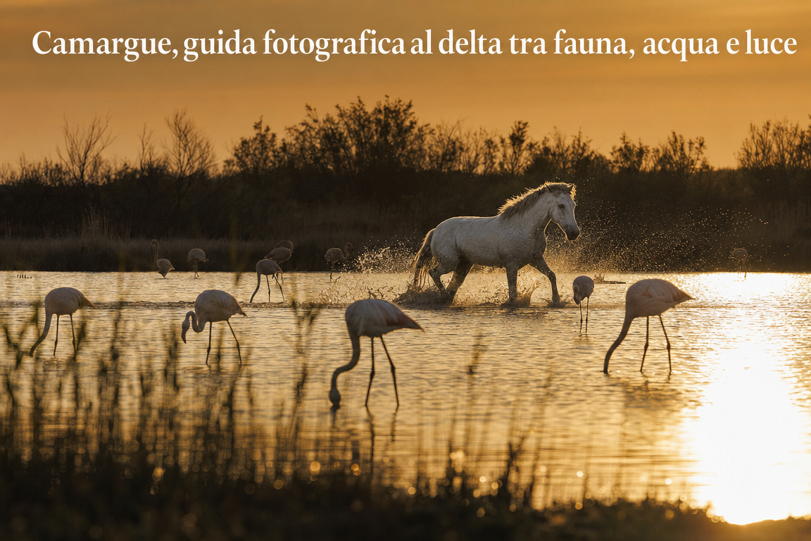 Camargue, guida fotografica al delta tra fauna, acqua e luce