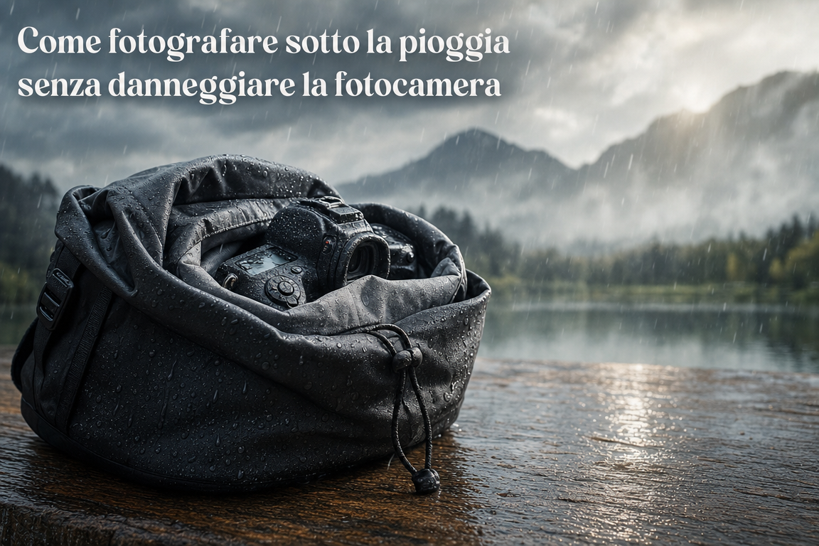 Come fotografare sotto la pioggia senza danneggiare la fotocamera