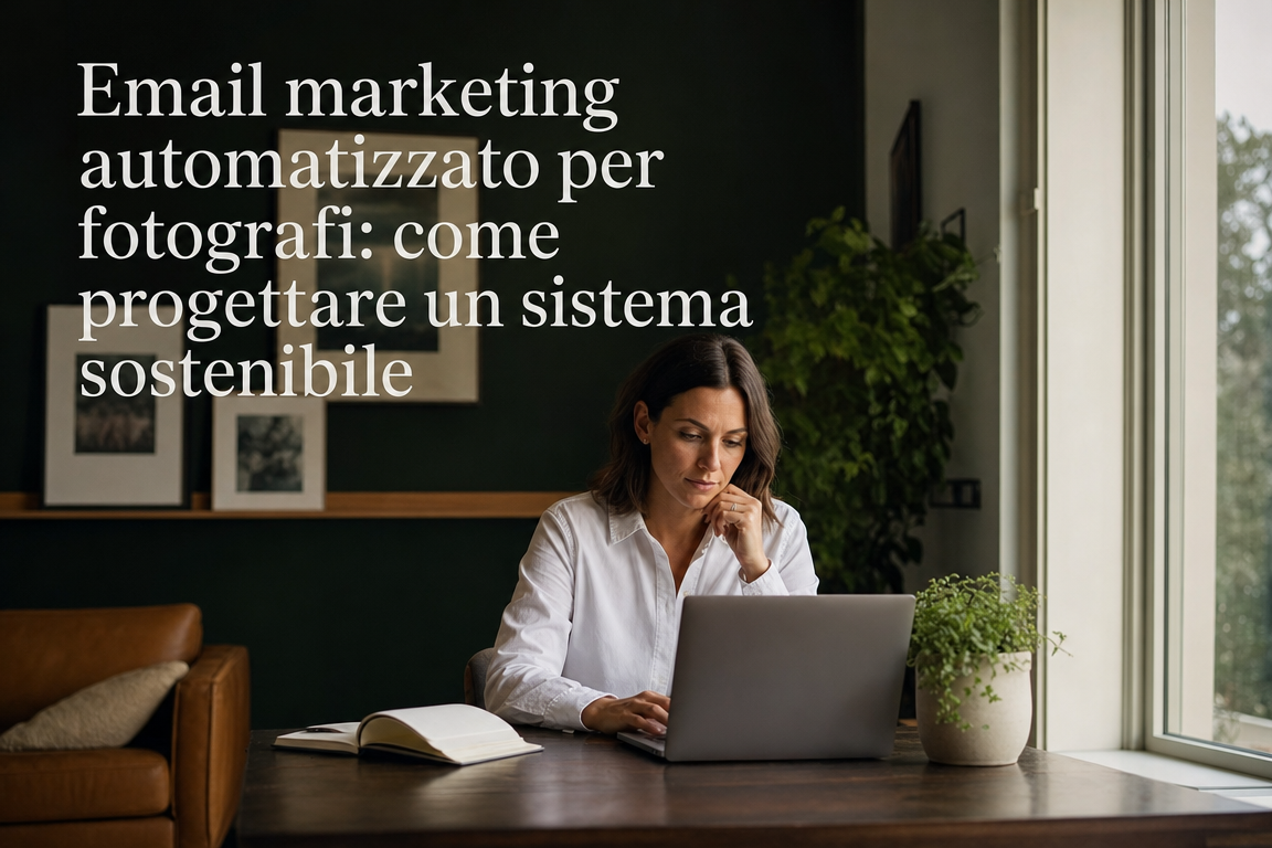 Email marketing automatizzato per fotografi: come progettare un sistema sostenibile