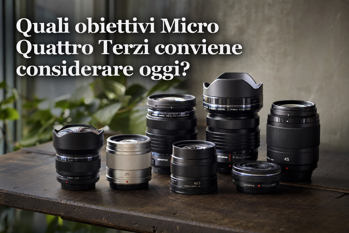 Quali obiettivi Micro Quattro Terzi conviene considerare oggi?