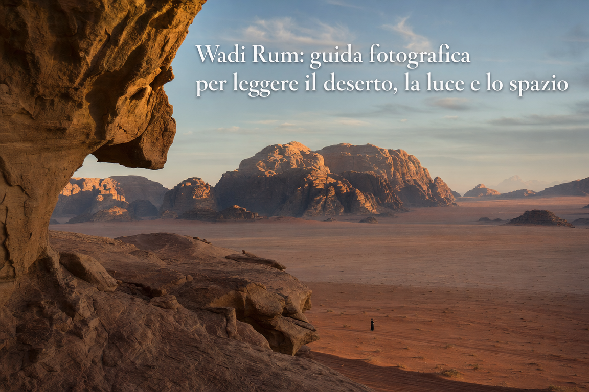 Wadi Rum: guida fotografica per leggere il deserto, la luce e lo spazio