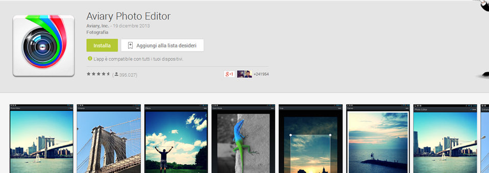 Aviary Photo Editor: modificare e migliorare velocemente ogni tua foto