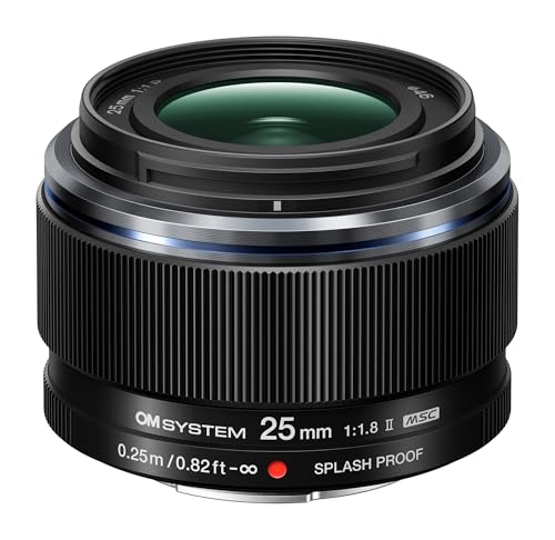 OM SYSTEM M.Zuiko Digital 25 mm F1.8 - Obiettivo Fisso Micro Quattro Terzi