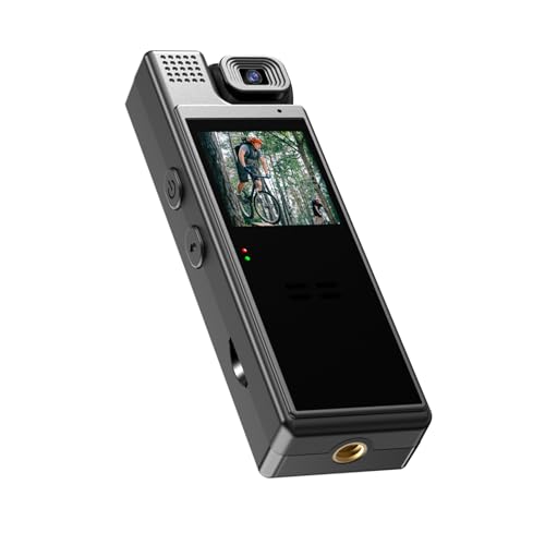 Videocamera 4K UHD con registrazione audio e video Obiettivo ruotabile a 180° Videocamera con durata della batteria di 6 ore con schermo TFT da 1,3 pollici Rilevamento di movimento
